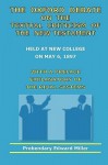 The Oxford Debate on the Textual Criticism of the New Testament - Edward Miller