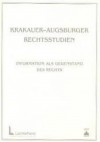 Krakauer Augsburger rechtsstudien - Jerzy Stelmach