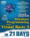 Teach Yourself Database Programming with Visual Basic in 21 Days, with CD-ROM - Michael Amundsen, Curtis Smith