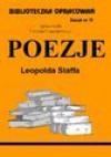Biblioteczka opracowań. Zeszyt 71. Poezje Leopolda Staffa - Urszula Lamentowicz, Urszula Lementowicz