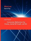 Exam Prep for Consumer Behaviour by Evans, Jamal & Foxall, 1st Ed - Martin M. Evans, Gordon Foxall, Ahmad Jamal