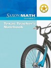 Texas Saxon Math Intermediate 3: Texas Teacher's Notebook - Saxon