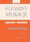 Egzaminy. Aplikacje radcowska i adwokacka. Tom 2 Wydanie: 6 - Aneta Flisek