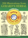 200 Illustrations from Gerard's Herbal CD-ROM and Book - John Gerard