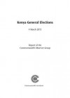 Kenya General Elections, 4 March 2013 - Commonwealth Observer Group