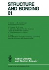 Cation Ordering and Electron Transfer - C. Gleitzer, B.G. Hyde, M. O'Keeffe, U. Weser, John B. Goodenough