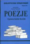 Biblioteczka Opracowań Poezje Cypriana Kamila Norwida - Polańczyk Danta