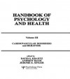 Cardiovascular Disorders and Behavior: Handbook of Psychology and Health, Volume 3 - D S Krantz, A Baum, J E Singer