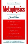 Metaphysics - Josiah Royce, William Ernest Hocking