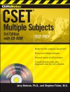 CliffsNotes CSET: Multiple Subjects with CD-ROM, 3rd Edition - Jerry Bobrow, Stephen Fisher