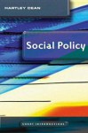 Social Policy - Hartley Dean, John Thompson