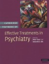 Cambridge Textbook of Effective Treatments in Psychiatry - Peter J. Tyrer