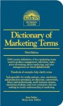 Dictionary Of Marketing Terms - Betsy-Ann Toffler, Jane Hunter Imber