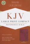 KJV Large Print Compact Reference Bible, Pink LeatherTouch - Holman Bible Publisher