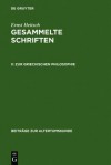 Gesammelte Schriften II (BZA 153) (Beitrage Zur Altertumskunde) - Ernst Heitsch