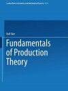 Fundamentals of Production Theory - Rolf Fare