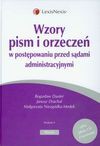 Wzory pism i orzeczeń w postępowaniu przed sądami administracyjnymi + płyta CD z wzorami - Bogusław Dauter, Drachal, Niezgódka-Medek Małgorzata