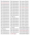 The Information: A History, a Theory, a Flood - James Gleick, Rob Shapiro