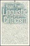 Linguistic Criticism - Roger Fowler