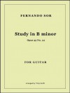 Study in B minor, Opus 35 No. 22 ( Guitar Sheet Music ) - Fernando Sor