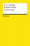 Emilia Galotti. Studienausgabe: Reclams Universal-Bibliothek - Gotthold Ephraim Lessing, Elke Bauer, Bodo Plachta