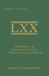 VII Congress of the International Organization for Septuagint and Cognate Studies - International Organization for Septuagin, Claude E. Cox