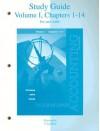 Study Guide to Accompany Intermediate Accounting, Volume 1, Chapters 1-14 - Thomas R. Dyckman, Roland E. Dukes, Charles Joseph Davis, Craig Bain