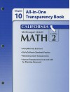 California Math Course 2 All-In-One Transparency Book, Chapter 10 [With Transparency(s)] - Holt McDougal
