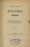 Menażerya ludzka - Gabriela Zapolska