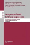 Component-Based Software Engineering: 9th International Symposium, Cbse 2006, V Steras, Sweden, June 29 - July 1, 2006, Proceedings - Ian Gorton