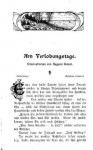 Am Verlobungstage - 1903 - 12 Original-Scan von 1903 - Auguste Groner