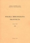 Polska Bibliografia Prawnicza zeszyt XLII 2006 - Ewa Łętowska