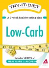 Try-It Diet: Low-Carb: A two-week healthy eating plan (Try-It Diets) - Editors Of Adams Media