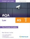 Aqa Law as Unit 2, . the Concept of Liability - Ian Yule