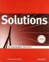 Solutions Pre Intermediate: Workbook - Tim Falla, Paul A. Davies