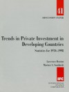 Trends In Private Investment In Developing Countries: Statistics For 1970 1998 - Lawrence Bouton, Mariusz A. Sumlinski