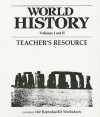 World History Teachers Resource Binder Vol One and Two 1989c - Fearon