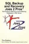 SQL Backup and Recovery Joes 2 Pros: Techniques for Backing up and Restoring Databases in SQL Server - Rick Morelan, Tim Radney, Sandra Howard, Lori Stow, Tony Smithlin