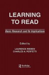 Learning to Read: Basic Research and Its Implications - Laurence Rieben