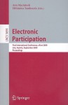 Electronic Participation - Ann Macintosh, Efthimios Tambouris