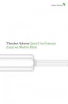 Quasi Una Fantasia: Essays on Modern Music - Theodor W. Adorno