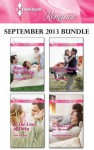 Harlequin Romance September 2013 Bundle: Bound by a BabyIn the Line of DutyPatchwork Family in the OutbackStranded with the Tycoon - Kate Hardy, Ami Weaver, Soraya Lane, Sophie Pembroke