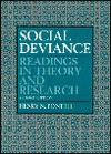 Social Deviance: Readings in Theory and Research - Henry N. Pontell