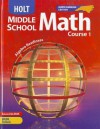 Holt, Middle School Math, North Carolina: Algebra Readiness - Bennett, Holt Rinehart and Winston