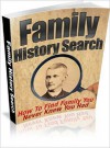 Family History Search - How To Find Family You Never Knew You Had - Lou Diamond