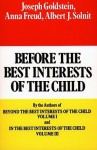 Before the Best Interests of the Child - Joseph Goldstein, Anna Freud, Albert J. Solnit