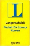 Langenscheidt's Pocket Dictionary Korean/English English/Korean - Langenscheidt