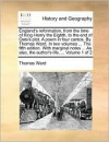 England's reformation, from the time of King Henry the Eighth, to the end of Oats's plot. A poem in four cantos. By Thomas Ward. In two volumes ... The fifth edition. With marginal notes ... As also, the author's life, ... Volume 1 of 2 - Thomas Ward