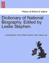 Dictionary of National Biography - Leslie Stephen, Henry William Carless Davis, Sidney Lee