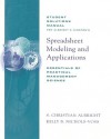 Student Solutions Manual for Winston/Albright's Spreadsheet Modeling and Applications: Essentials of Practical Management Science - S. Christian Albright, Wayne L. Winston